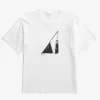 Norse Projects T-SHIRTS^Holger Organic Interlock Hide Print T-Shirt White