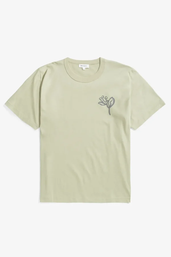 Norse Projects T-SHIRTS^Holger Organic Poppy T-Shirt Elm