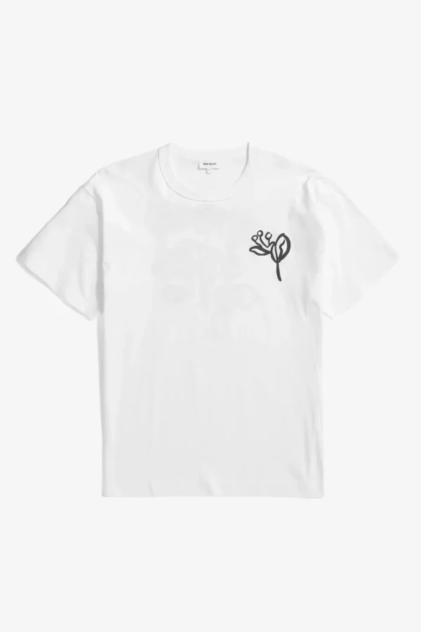 Norse Projects T-SHIRTS^Holger Organic Poppy T-Shirt White