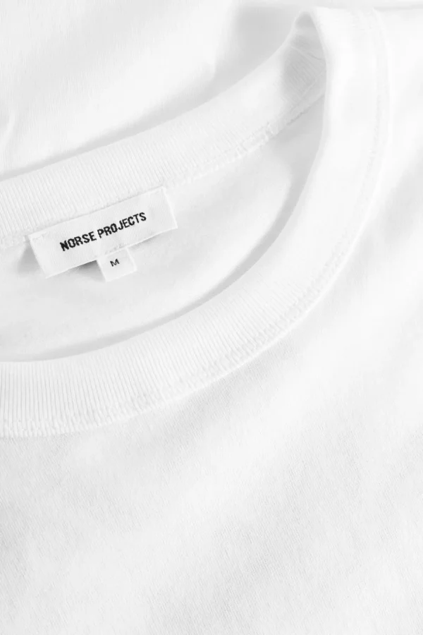 Norse Projects T-SHIRTS^Holger Organic Poppy T-Shirt White