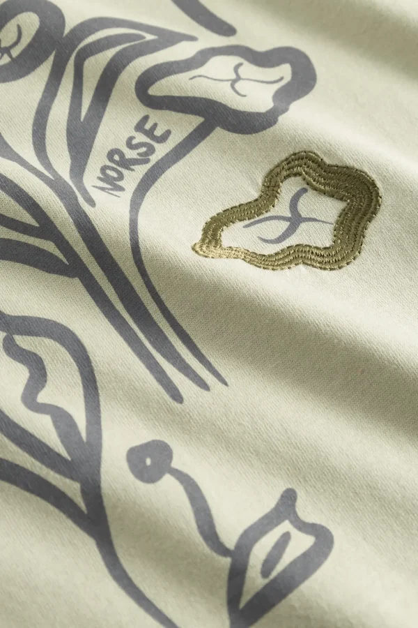 Norse Projects T-SHIRTS^Holger Organic Poppy T-Shirt Elm