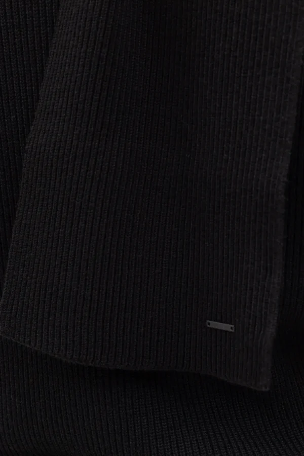 Norse Projects ACCESSORIES^Jannik Merino Rib Scarf Black