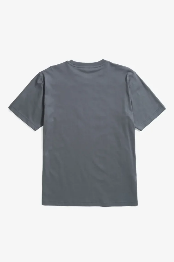Norse Projects T-SHIRTS^Johannes Organic Bucket Hat Print T-shirt Magnet Grey