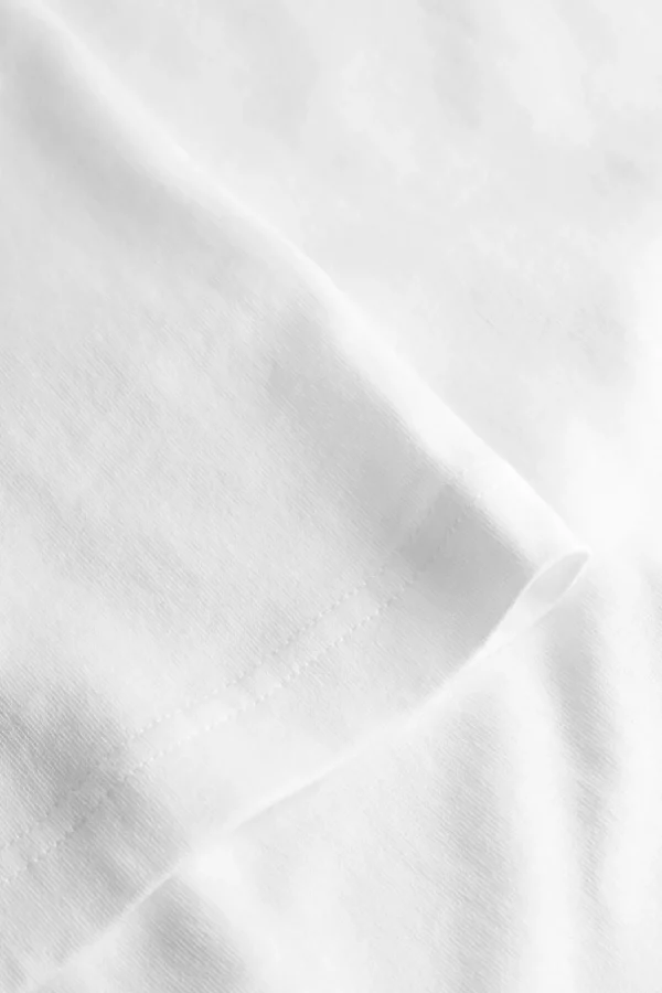 Norse Projects T-SHIRTS^Johannes Organic Cap Print T-shirt White