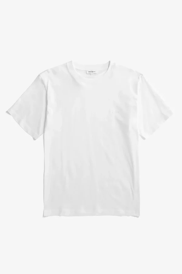Norse Projects T-SHIRTS^Johannes Organic NORSE Logo T-shirt White