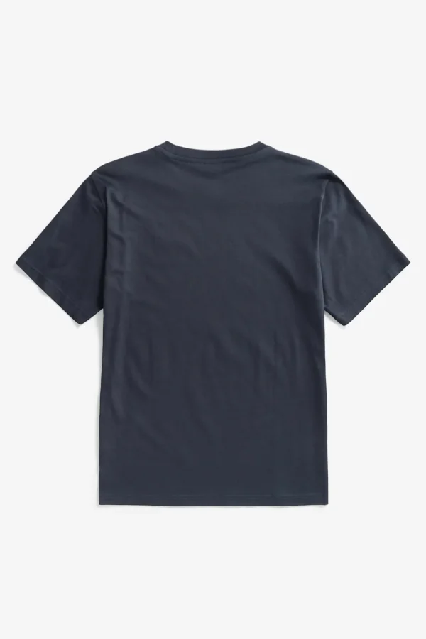 Norse Projects T-SHIRTS^Johannes Organic NORSE Logo T-shirt Dark Navy