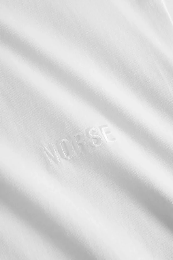 Norse Projects T-SHIRTS^Johannes Organic NORSE Logo T-shirt White