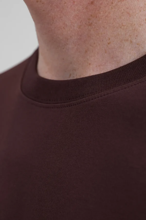 Norse Projects T-SHIRTS^Johannes Organic NORSE Logo T-shirt Wine Red