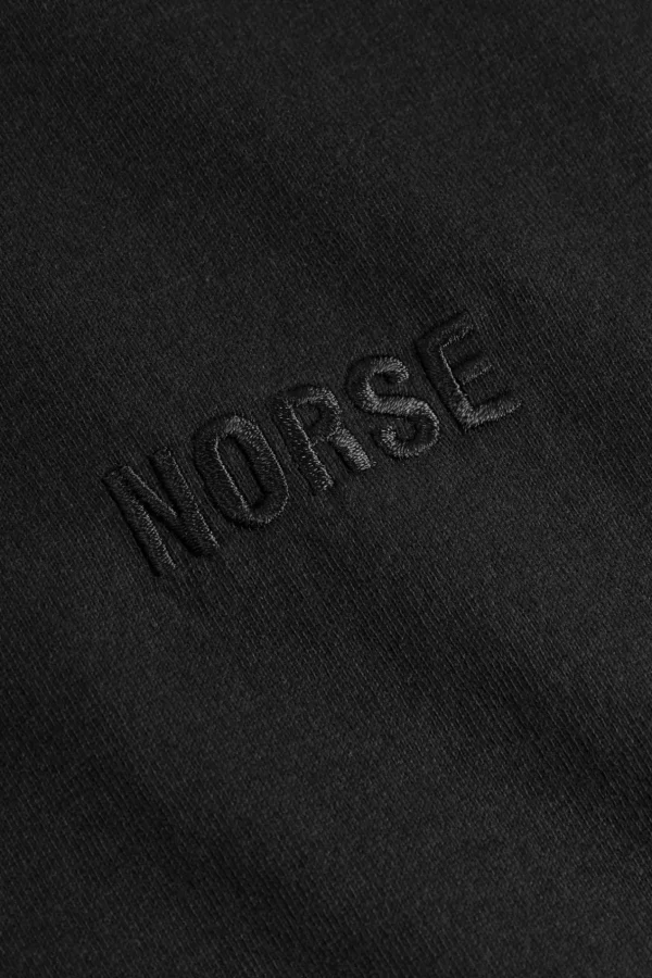 Norse Projects T-SHIRTS^Johannes Organic NORSE Logo T-shirt Black