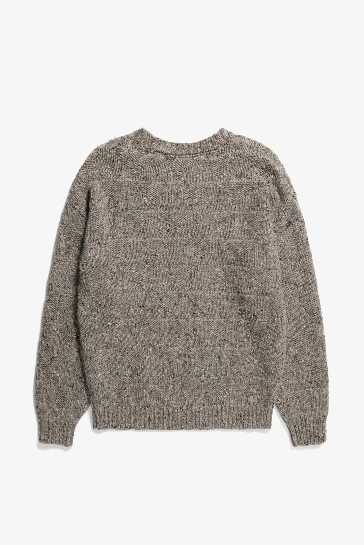 jonas_donegal_diamond_sweater_1.webp Norse Projects KNITWEAR^Jonas Donegal Diamond Sweater Grey Melange