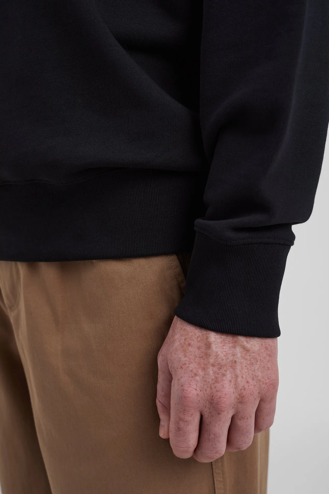 ketel_relaxed_organic_norse_logo_half_zip_5-1.webp Norse Projects SWEATSHIRTS^Ketel Relaxed Organic NORSE Logo Half Zip Black