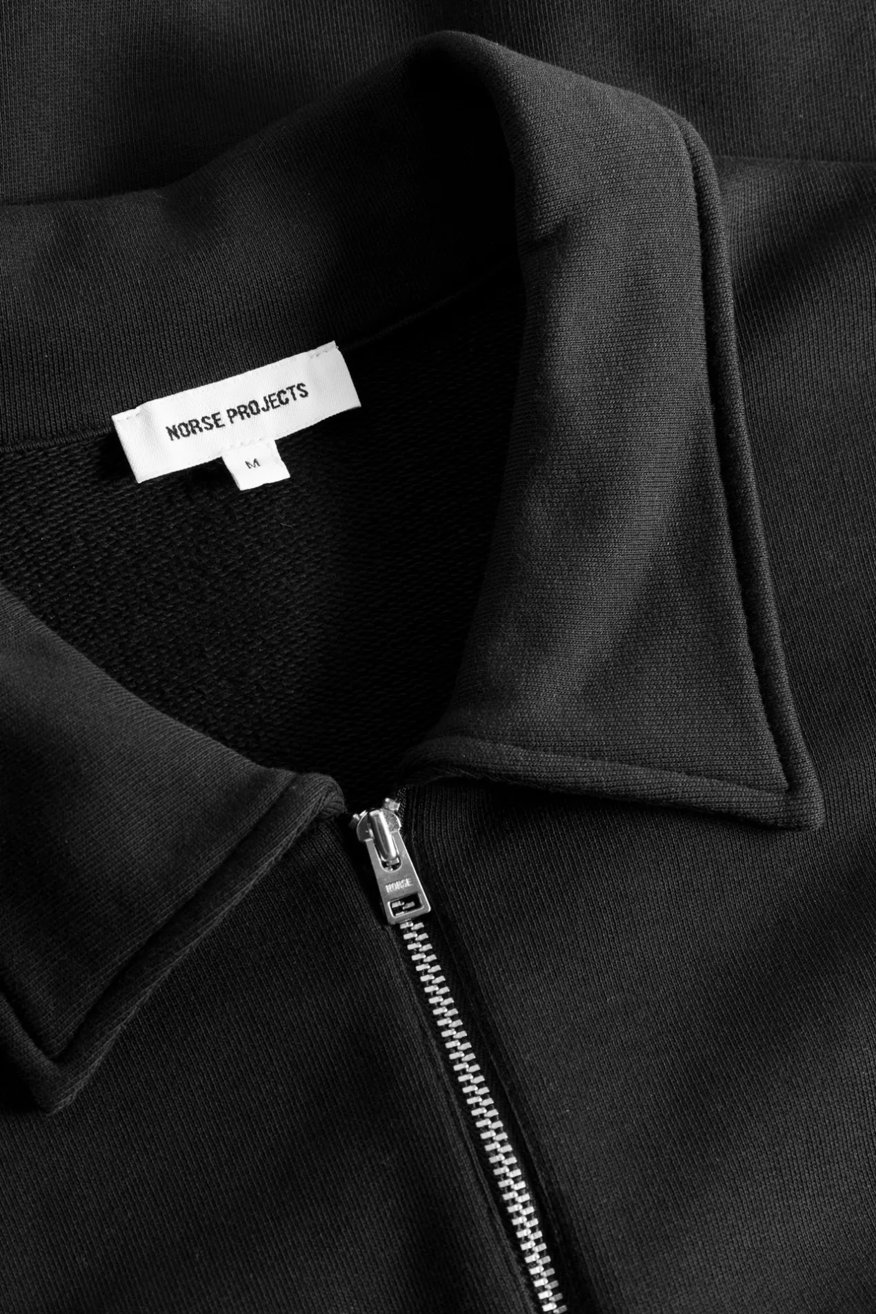 ketel_relaxed_organic_norse_logo_half_zip_6-1.webp Norse Projects SWEATSHIRTS^Ketel Relaxed Organic NORSE Logo Half Zip Black