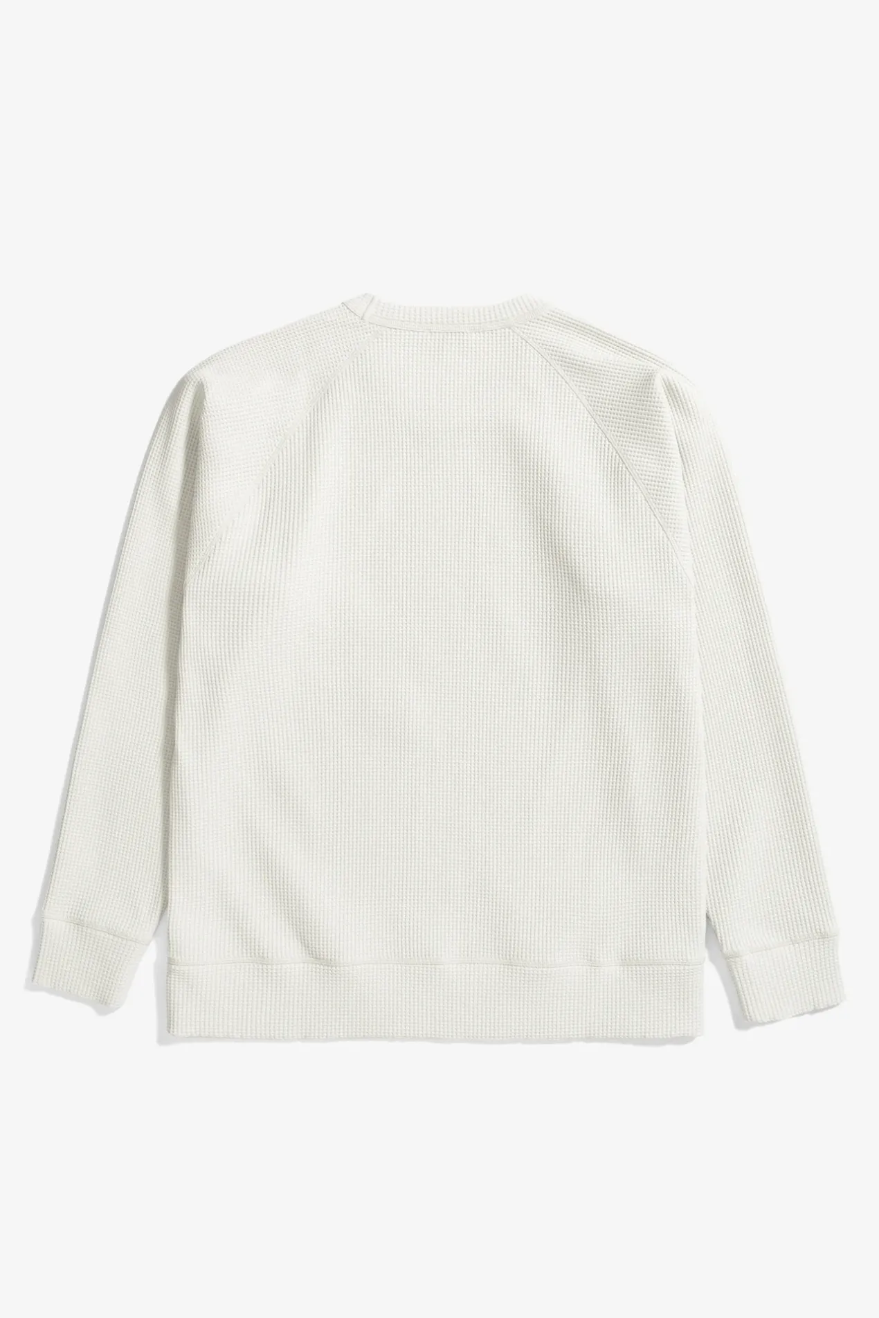 kristian_relaxed_tech_waffle_sweater_1.webp Norse Projects SWEATSHIRTS^Kristian Relaxed Tech Waffle Sweater Lucid White