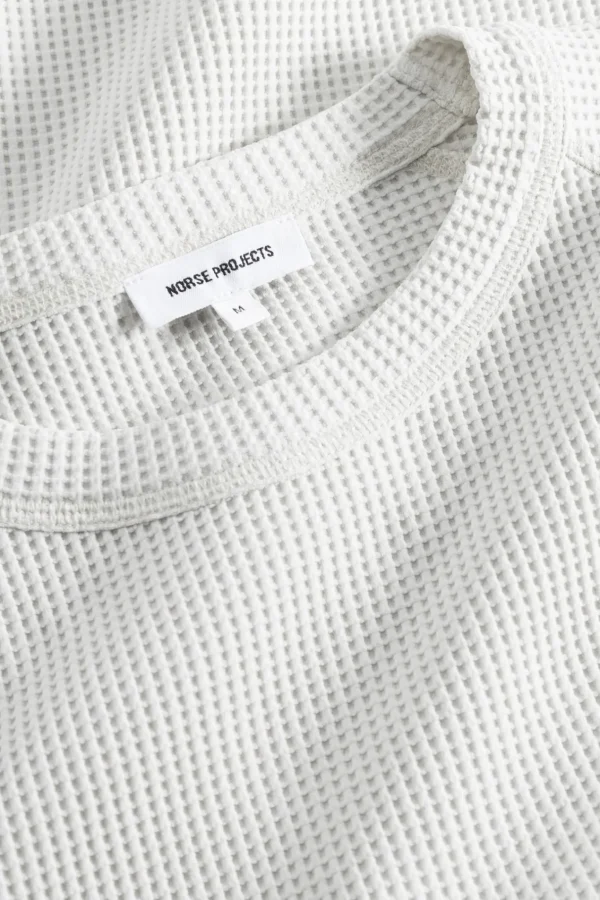 Norse Projects SWEATSHIRTS^Kristian Relaxed Tech Waffle Sweater Lucid White