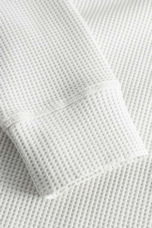 Norse Projects SWEATSHIRTS^Kristian Relaxed Tech Waffle Sweater Lucid White
