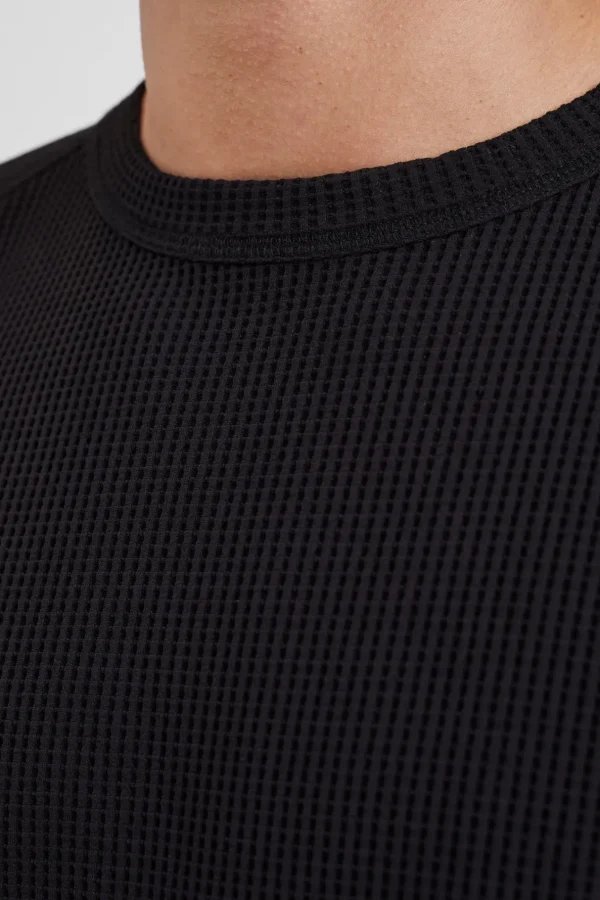Norse Projects SWEATSHIRTS^Kristian Relaxed Tech Waffle Sweater Black