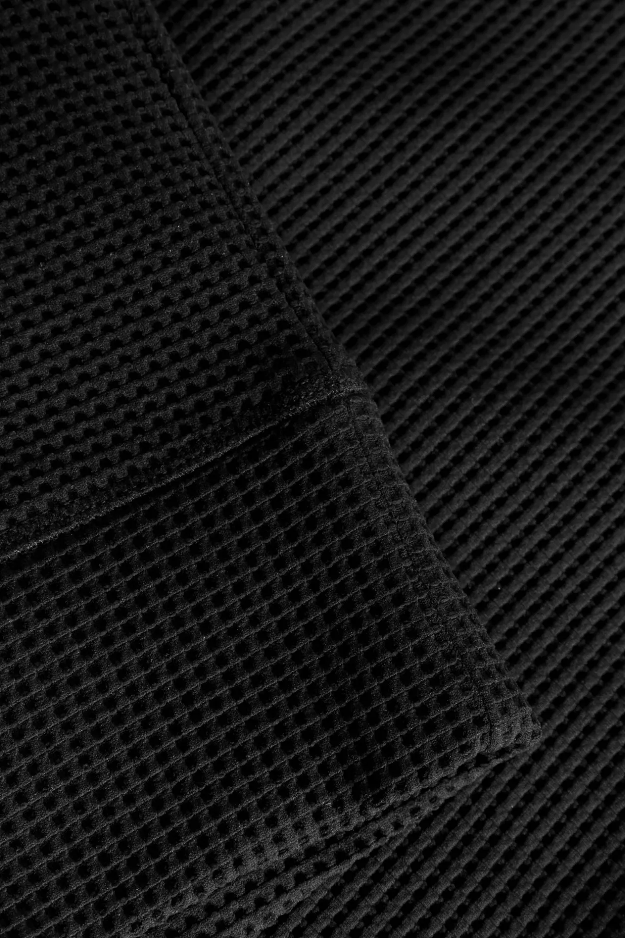 kristian_relaxed_tech_waffle_sweater_8.webp Norse Projects SWEATSHIRTS^Kristian Relaxed Tech Waffle Sweater Black