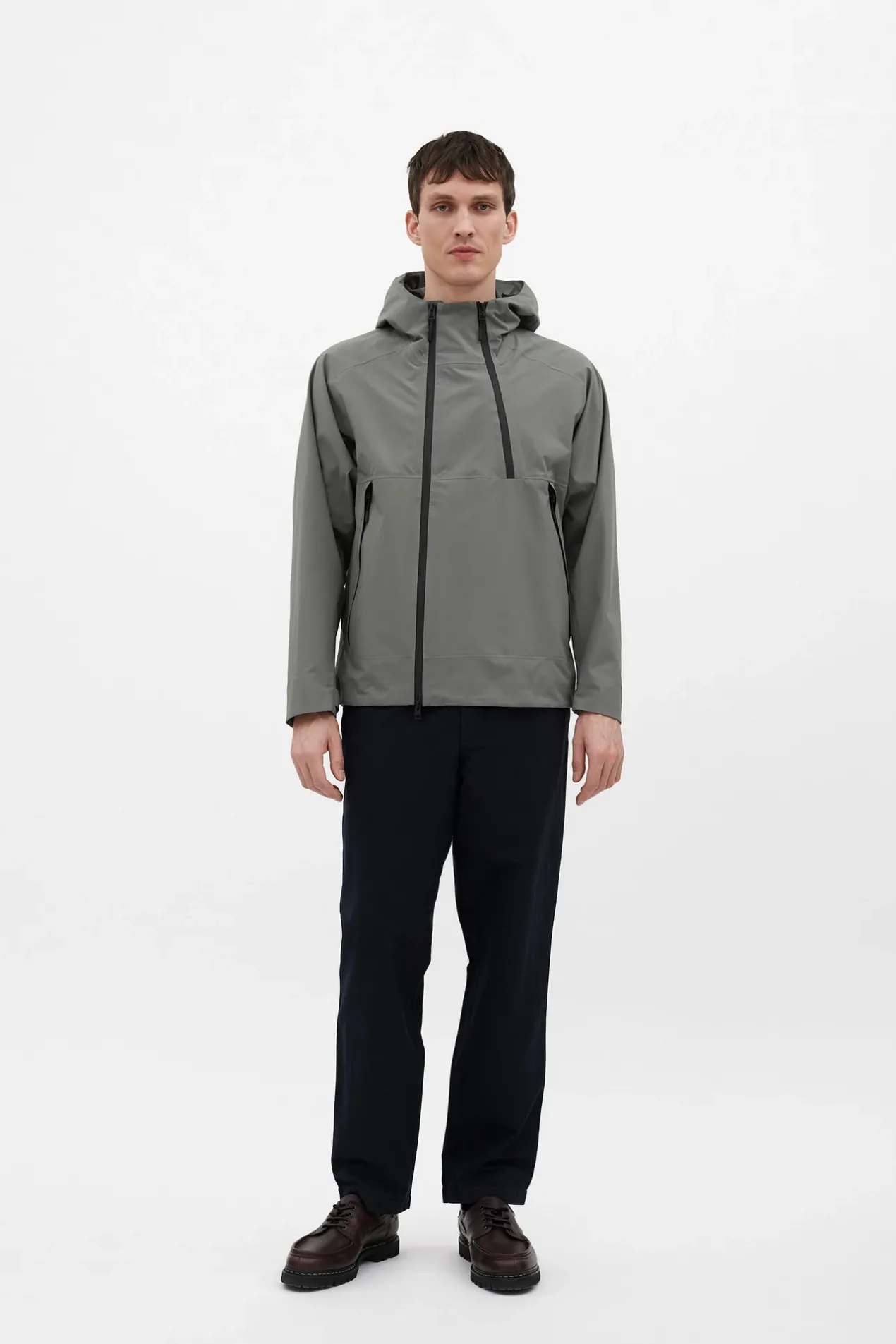 l_waterproof_shell_jacket_3-1.webp Norse Projects OUTERWEAR^3L Waterproof Shell Jacket Pewter
