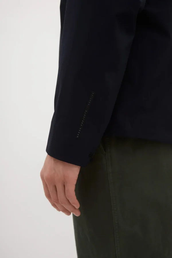 Norse Projects OUTERWEAR^3L Waterproof Shell Jacket Dark Navy