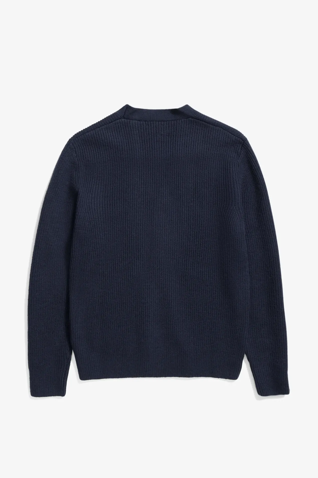 loki_wool_cotton_rib_cardigan_1-1.webp Norse Projects KNITWEAR^Loki Wool Cotton Rib Cardigan Dark Navy