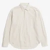 Norse Projects SHIRTING^Mo Oversized Striped Shirt Ecru