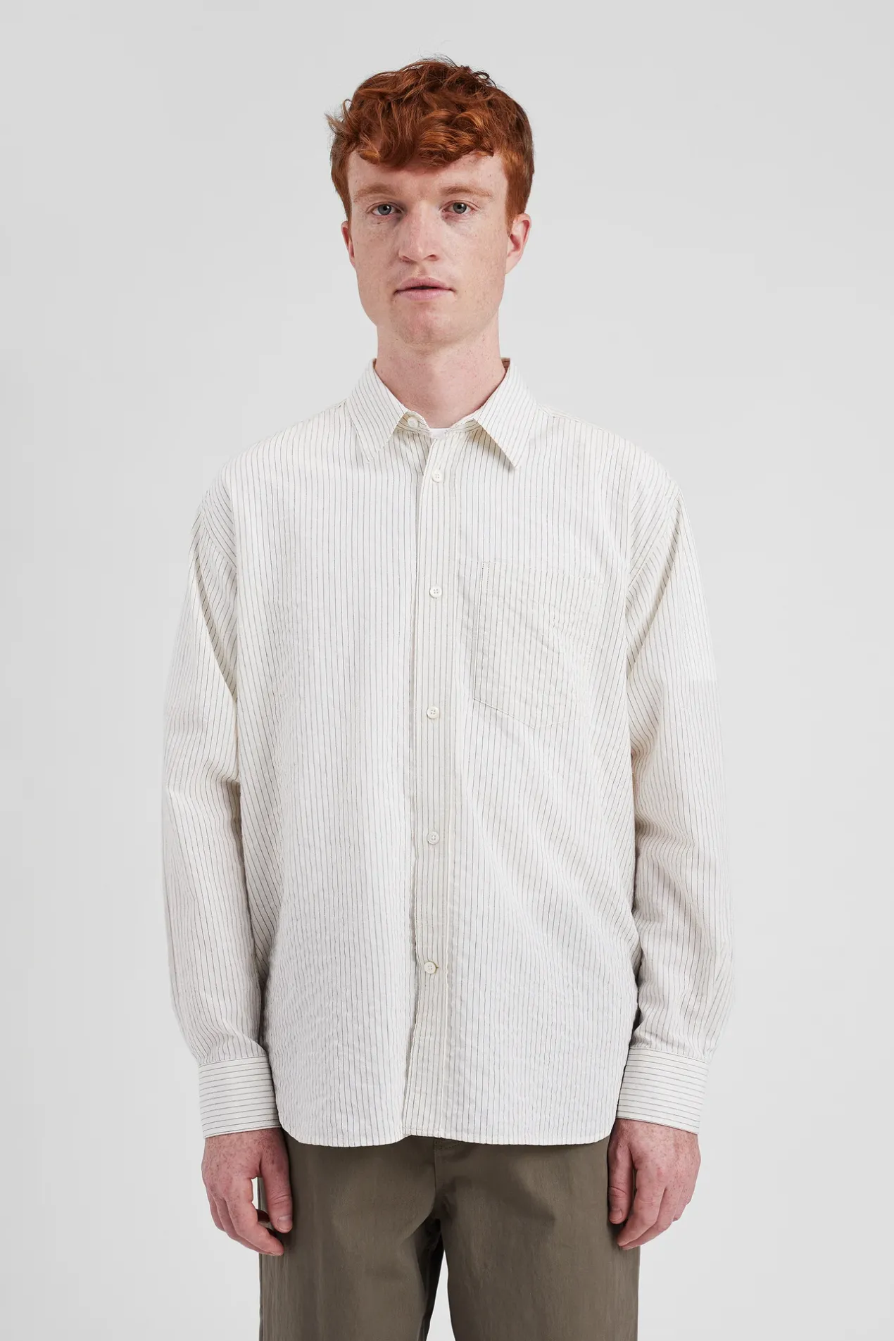 mo_oversized_striped_shirt_2-1.webp Norse Projects SHIRTING^Mo Oversized Striped Shirt Ecru