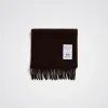 Norse Projects ACCESSORIES^Moon Lambswool Scarf Heathland Brown