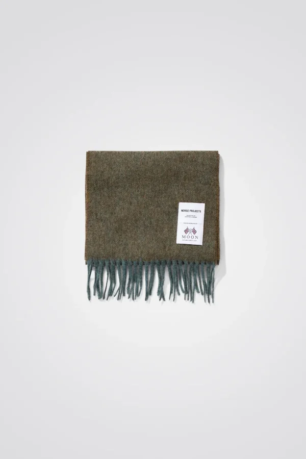 Norse Projects ACCESSORIES^Moon Lambswool Scarf Linden Green