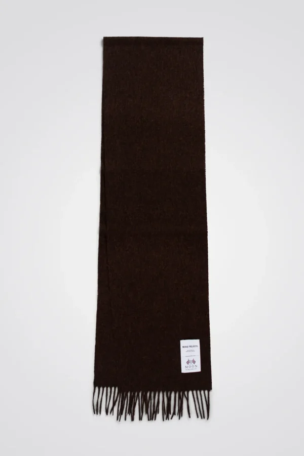 Norse Projects ACCESSORIES^Moon Lambswool Scarf Heathland Brown