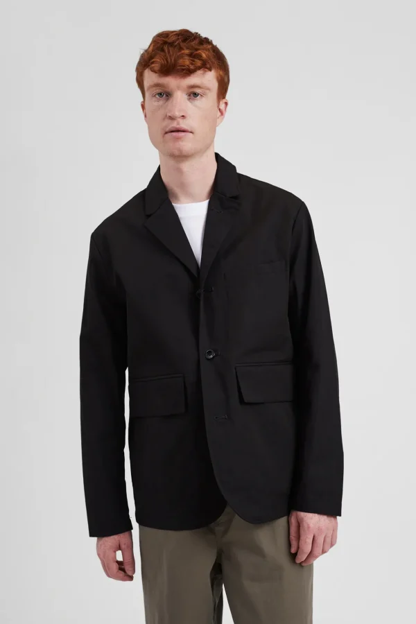 Norse Projects OVERSHIRTS | OUTERWEAR^Nilas Fine Broken Twill Work Jacket Black