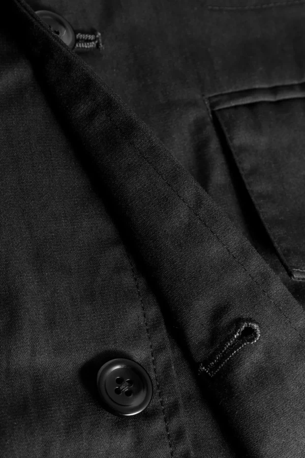 Norse Projects OVERSHIRTS | OUTERWEAR^Nilas Fine Broken Twill Work Jacket Black