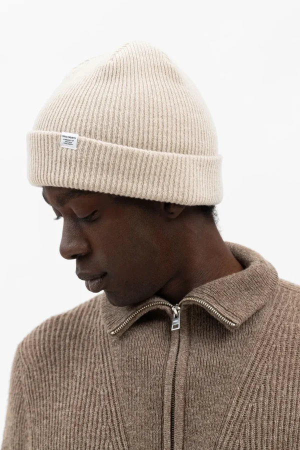 Norse Projects BEANIES^Norse Beanie Oatmeal