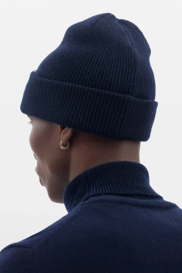 Norse Projects BEANIES^Norse Beanie Dark Navy