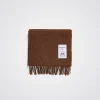 Norse Projects ACCESSORIES^Norse Lambswool Scarf Rust Brown