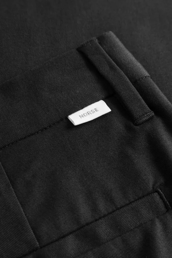 Norse Projects TROUSERS^Norse Standard Chino Black