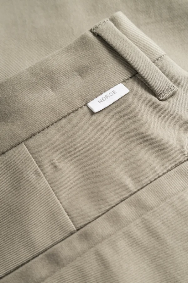 Norse Projects TROUSERS^Norse Standard Chino Sediment Green