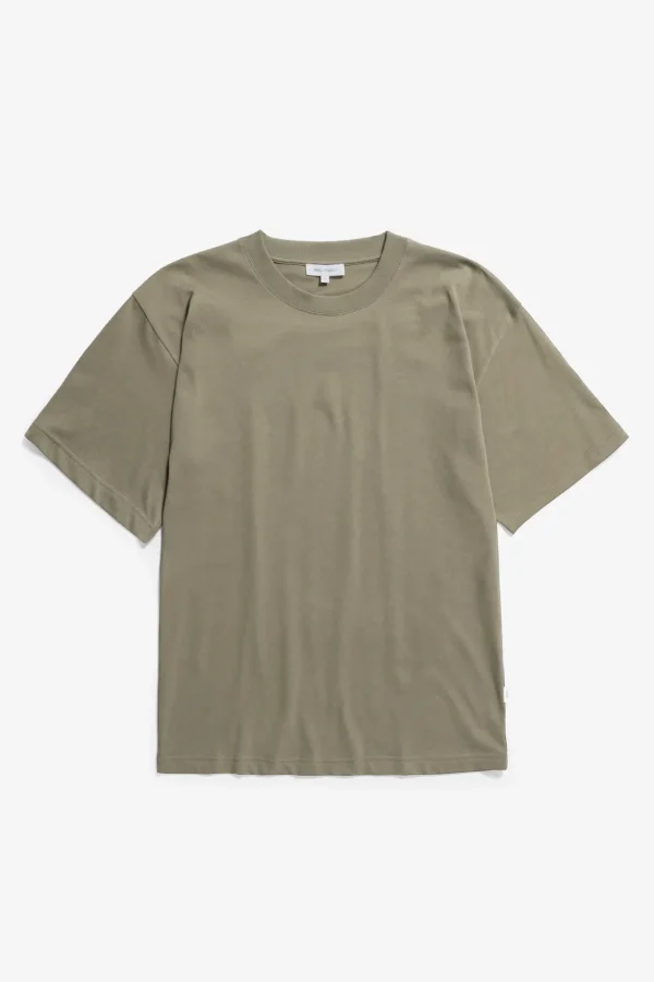 Norse Projects T-SHIRTS^Norse Standard Heavy Loose T-shirt Sediment Green