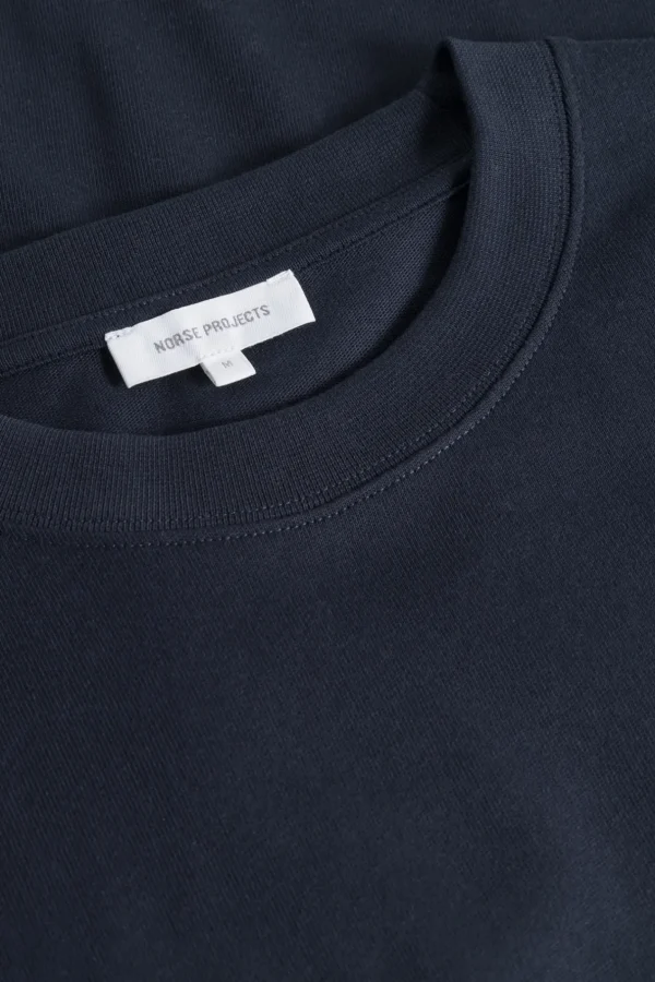 Norse Projects T-SHIRTS^Norse Standard Heavy Loose T-shirt Dark Navy