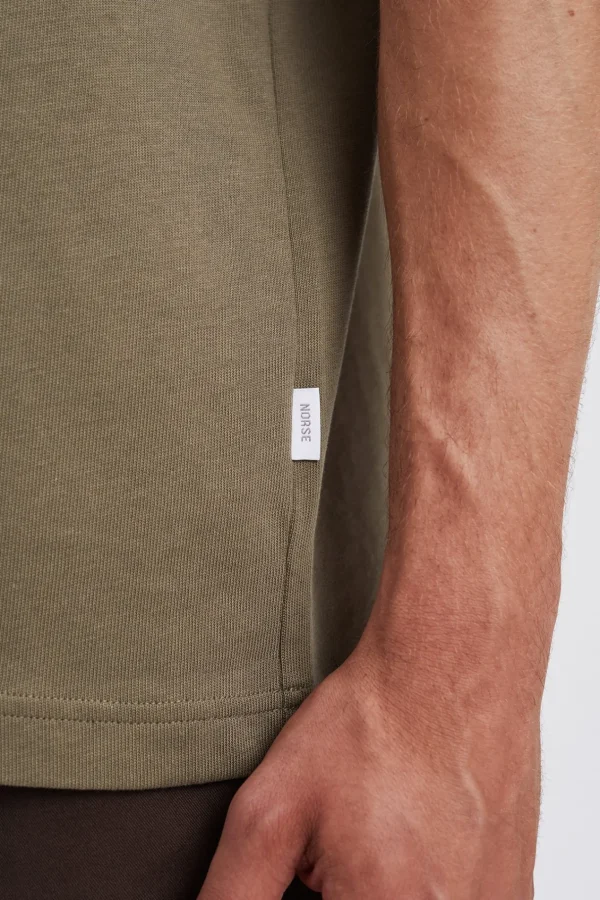 Norse Projects T-SHIRTS^Norse Standard Heavy Loose T-shirt Sediment Green