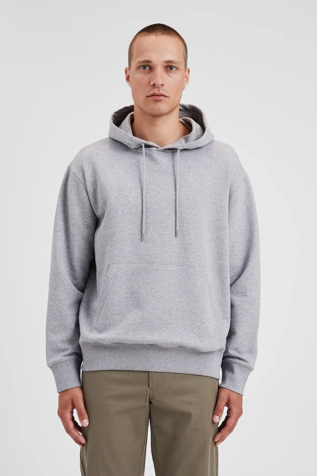 norse_standard_hoodie_2-1.webp Norse Projects SWEATSHIRTS^Norse Standard Hoodie Grey Melange