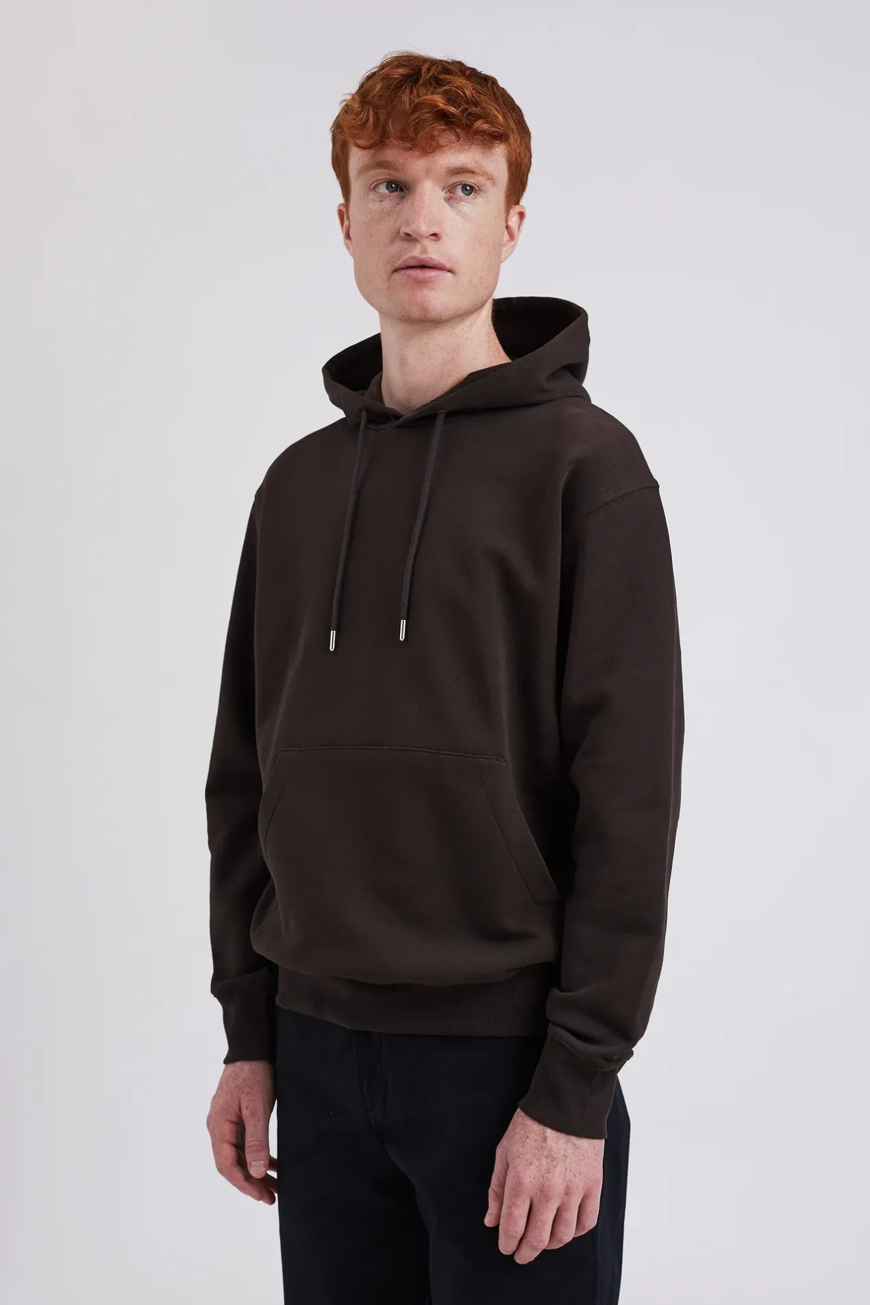 norse_standard_hoodie_2-2.webp Norse Projects SWEATSHIRTS^Norse Standard Hoodie Espresso