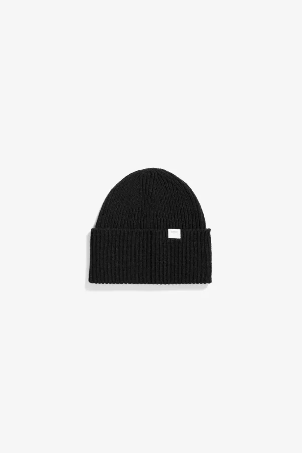 Norse Projects BEANIES^Norse Standard Merino Lambswool Beanie Black