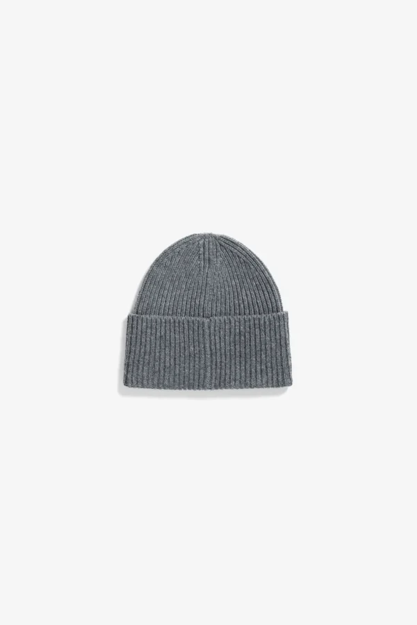 Norse Projects BEANIES^Norse Standard Merino Lambswool Beanie Grey Melange