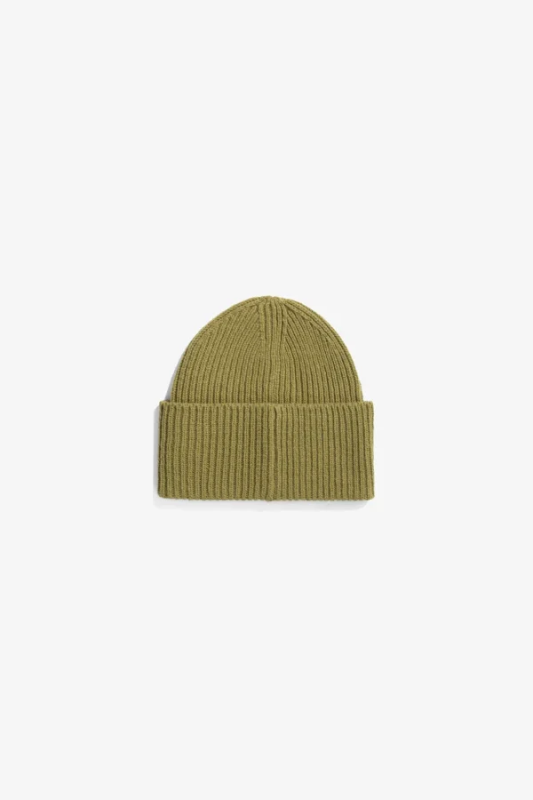 Norse Projects BEANIES^Norse Standard Merino Lambswool Beanie Sitka Green