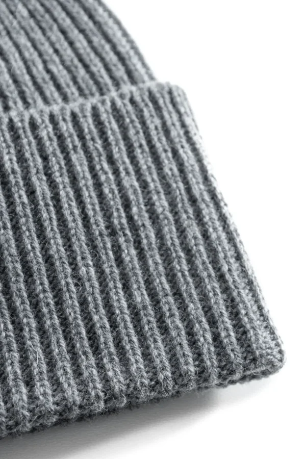 Norse Projects BEANIES^Norse Standard Merino Lambswool Beanie Grey Melange