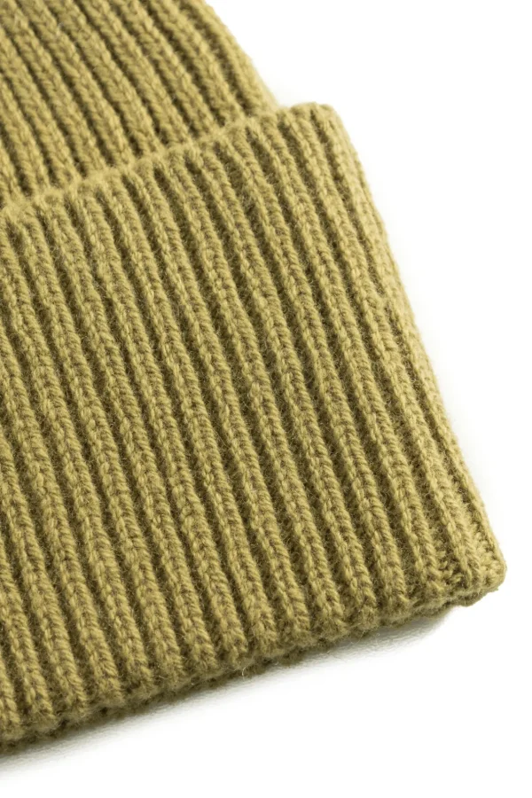 Norse Projects BEANIES^Norse Standard Merino Lambswool Beanie Sitka Green