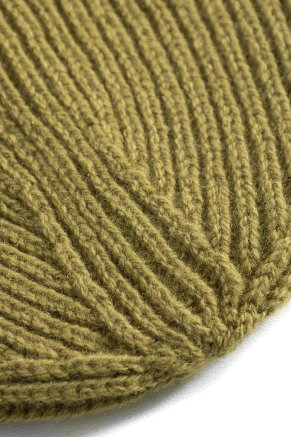 Norse Projects BEANIES^Norse Standard Merino Lambswool Beanie Sitka Green