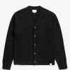 Norse Projects KNITWEAR^Norse Standard Merino Lambswool Cardigan Black