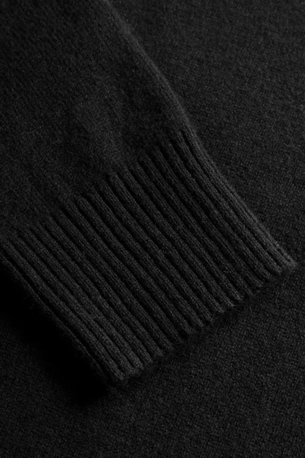 Norse Projects KNITWEAR^Norse Standard Merino Lambswool Cardigan Black