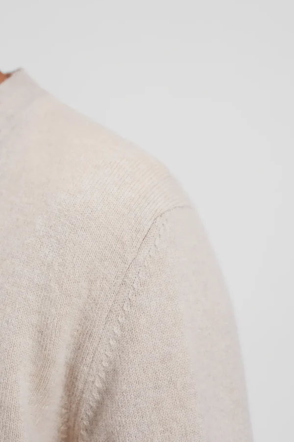 Norse Projects KNITWEAR^Norse Standard Merino Lambswool Cardigan Oatmeal